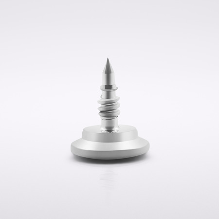 Titan Pins HEX HEAD, Ø 0.54, L 3, mit Gewinde, Original Grau (10 Stück) 