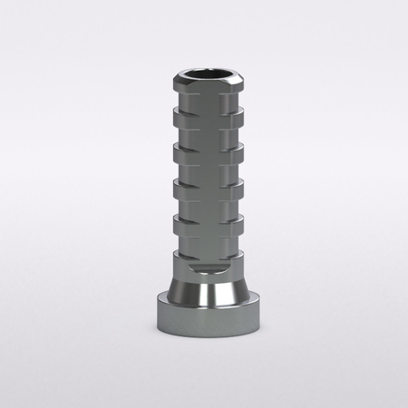 Titankappe für Multi-unit Abutment, inkl. Prothetikschraube, regulär, für Multi-unit Abutment, blau anodisiert 