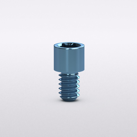 Prothetikschrauben, regulär, für Multi-unit Abutment, Hex, blau anodisiert, M1.4 (25 Stück) 