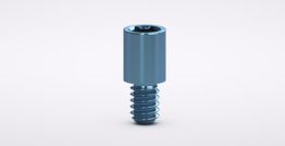 Prothetikschraube, regulär, für Multi-unit Abutment, Hex, blau anodisiert, M1.4 