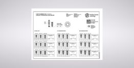 X-Ray Planungsfolie 1:1.25:1.4, für CERALOG® PROGRESSIVE-LINE Implantate 