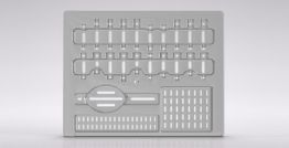 iSy® Chirurgie-Tray, ohne Inhalt 